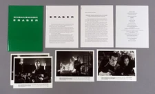 Eraser Movie Press Kit - 1996 – Arnold Schwarzenegger – James Caan 8x10 Photos