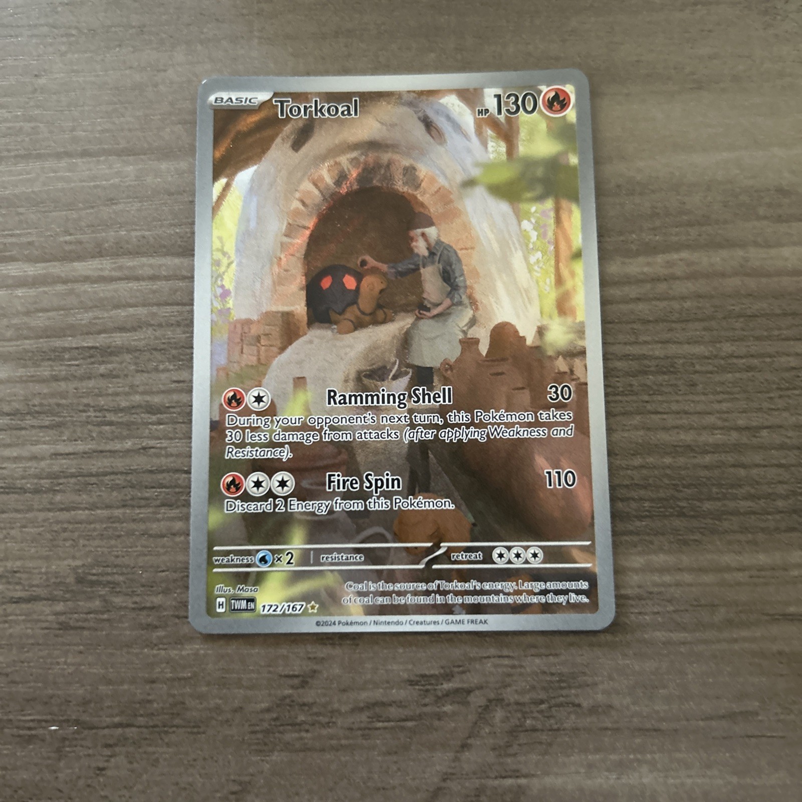 Torkoal 172/167 Sv06: Twilight Masquerade Holo - NM