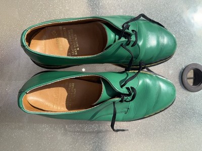 Vintage Dr. Martens 1461 Green Leather Oxford Shoes Men