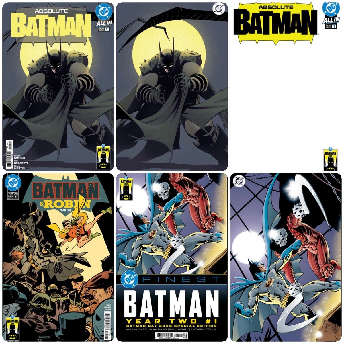 BATMAN DAY 2025 **COVER SELECT** Gotham Sampler 2nd Printing Added