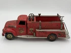 VTG 1956 TONKA TOYS NO 5 TFD PUMPER FIRE TRUCK PRESSED STEEL TIN ENGINE SUBURBAN