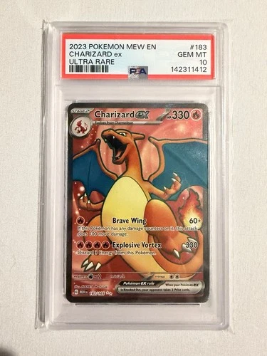 New ListingPokemon 2023 Charizard ex 183/165 Full Art Ultra Rare 151 GEM MINT PSA 10