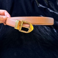 Louis Vuitton Autentica Cintura Epi Pelle Sintetica Oro 81cm Donna dal Giappone