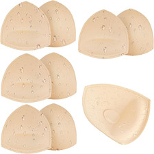 Waterproof Swimsuit Bra Pad Inserts 4 Pairs, Push up Bra Pads Sewn Padded for Bi