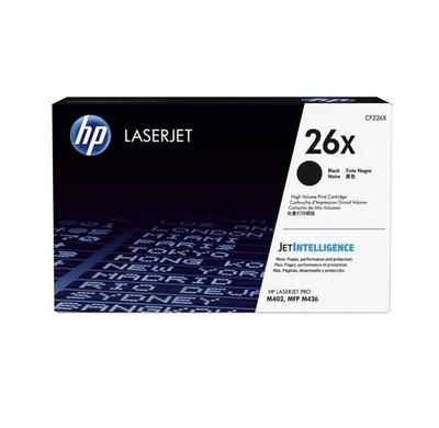 HP 26X Original LaserJet-Toner mit hoher Reichweite   Schwarz CF226X Cartridge