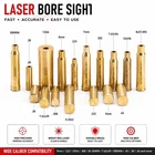 Laser Bore Sight Sighter BoreSighter Gun Red Dot Laser Cartridge Battery Include