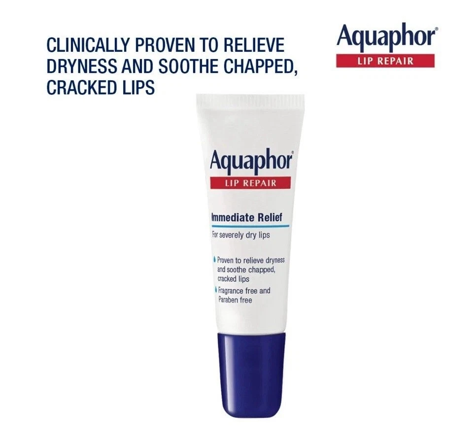 Aquaphor LIP Repair Bálsamo Labiales Severamente Seco Calmar Manteca de Karité .35 oz/10 ml,... Foto 3 de 4