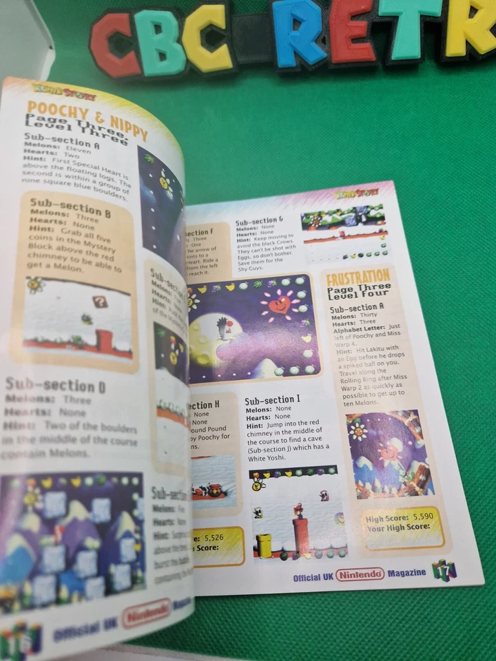 Nintendo Magazine Yoshi's Story. Essential Player’s Guide Rare 1998 Mint - Image 4 of 4