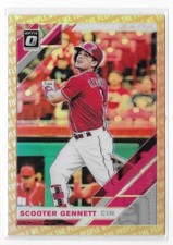Scooter Gennett 2019 Donruss Optic We the People Prizm #137 01 /76 Numbered Reds
