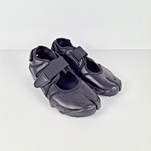 Nike Air Rift Premium 'Triple Negro' HM5737-002 Sandalias/Zapatos Nuevos Para Mujer Talla 6 - Imagen 2 de 10