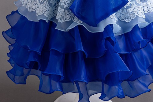 Flower Girls Kids Princess Tutu Dress Wedding Pageant Formal Prom Ball Gown New - Picture 37 of 53