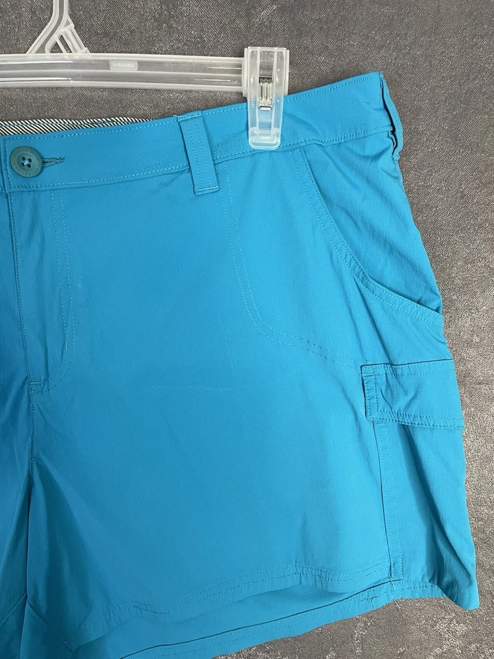 Pantalones cortos de pesca para mujer World Wide Sportsman azules talla 20W (42Wx5L) Foto 3 de 4