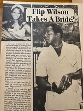 Flip Wilson, Full Page Vintage Clipping