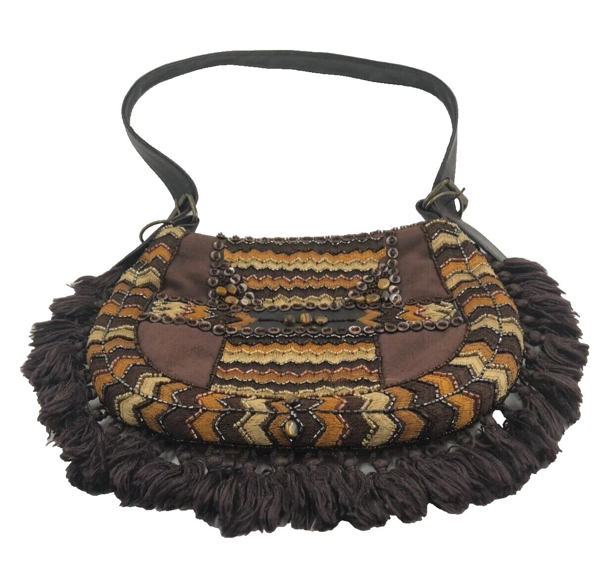 Bolsos vintage marrón Algodón, Bolsos y estuches