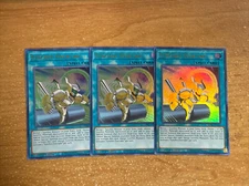 🔥3x YUGIOH Synchro Overtake MP22-EN164  ULTRA RARE PLAYSET 1ST EDITION