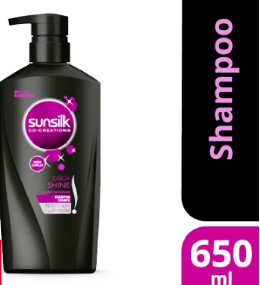 NEW Sunsilk Co Creations Black Shine Shampoo 650ml NEW FREE SHIPPING
