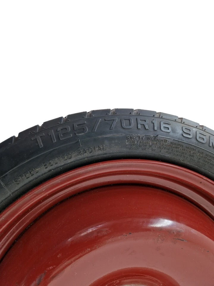 Renault Captur I 2017 Notrad Spare Wheel Ersatzrad T125/70R16 96M 16" 7700813914 - Bild 3 von 4