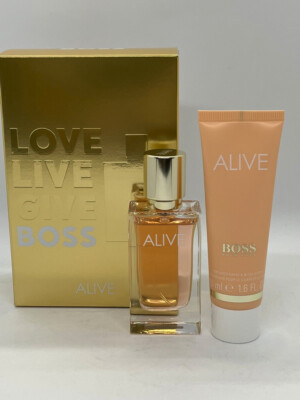 Boss Alive 30 ml Eau de Parfum EdP Spray + 50 ml Bodylotion BL Geschenkset
