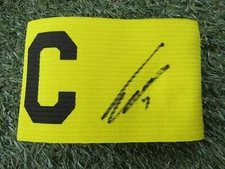 Bernd Leno Hand Signed Captains 'Big C' Armband - Fulham Autograph