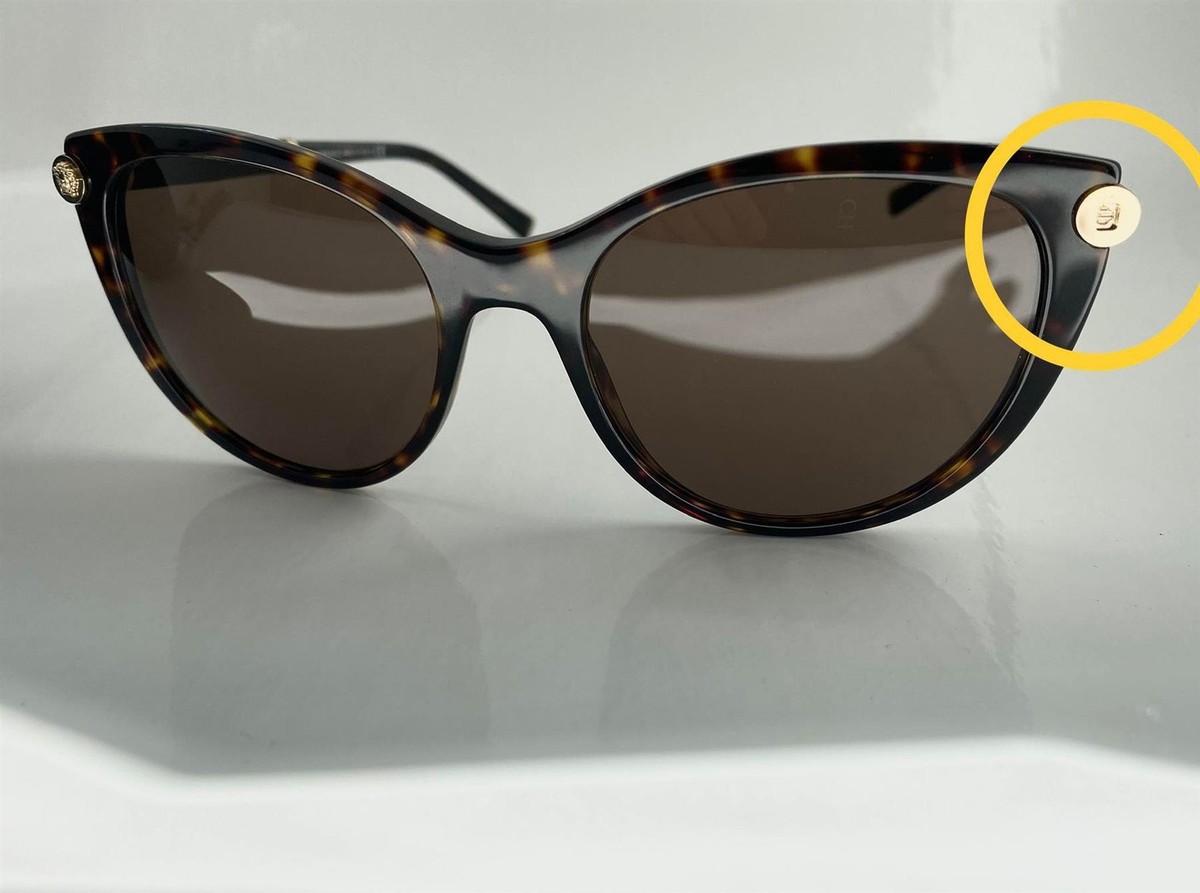 Versace Sunglasses VE4364Q 108/73 Havana Dark Brown | eBay UK display picture 2