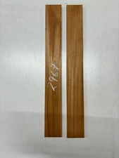 2 Pack, Honduras Mahogany Fingerboard Wood Blanks 24"x 3"x 1/2" #2967