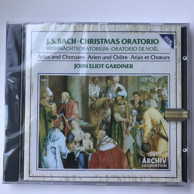 Christmas Oratorio, Weihnachtsoratorium, Arias, Bach, (CD, 1987), Factory Sealed