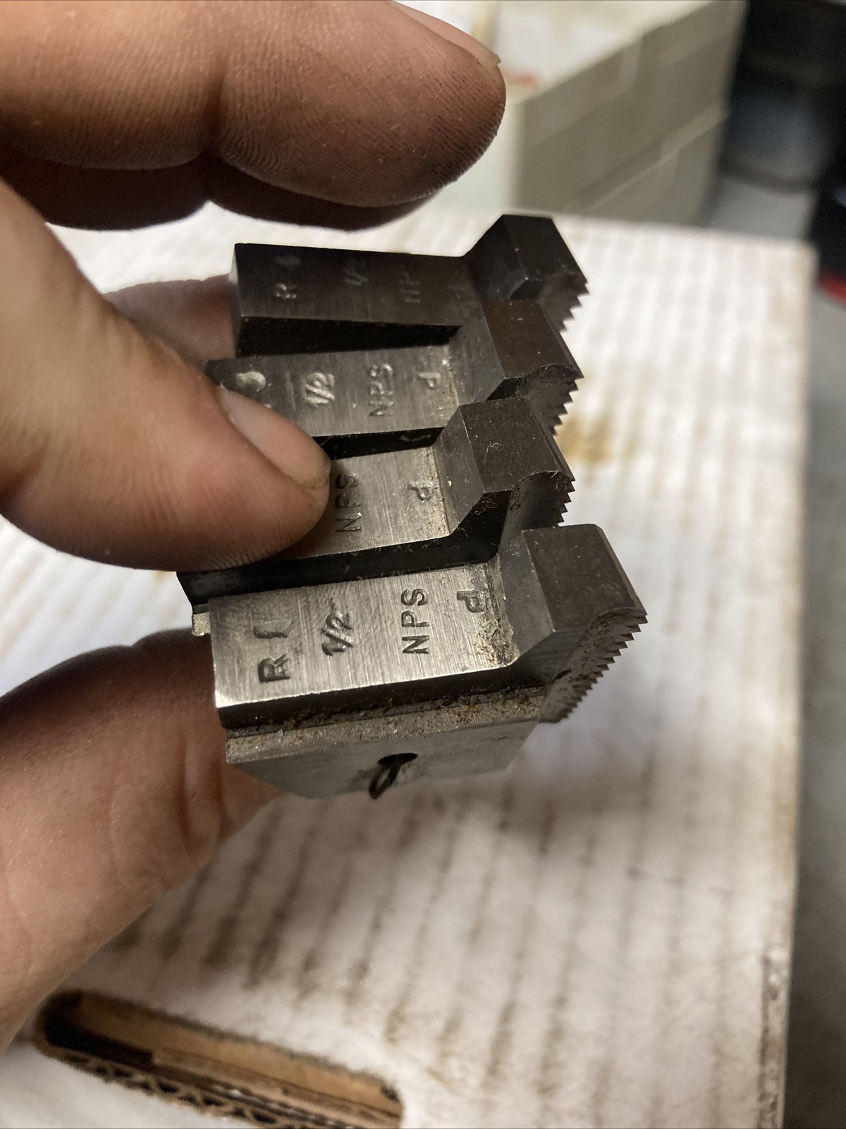 1” K STYLE 1/2” NPS GEOMETRIC DIE HEAD CHASERS Pipe Thread Dies Machinist Tool eBay