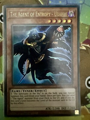 GFP2-EN054 The Agent of Entropy - Uranus Ultra Rare 1st Edition Mint YuGiOh Card