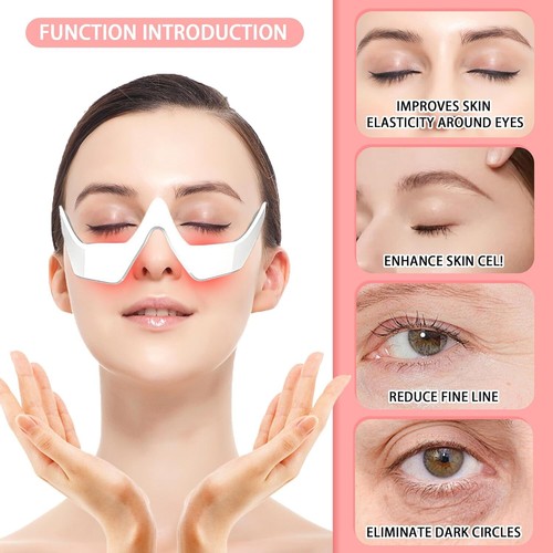 Red Light Therapy Eye Massager For Unisex Bag Remover Relieving Eye Fatigue