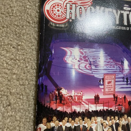 Vintage 2002 Official Program Detroit Red Wings Vs Dallas Stars - Picture 3 of 10