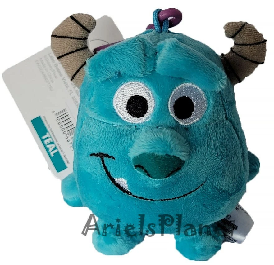 Disney Parks Monster Inc University Big Head Mike Sulley Plush Bag Charm