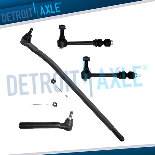 New 4pc Front Suspension Tie Rod + Sway Bar Link Set for Ram 2500 3500