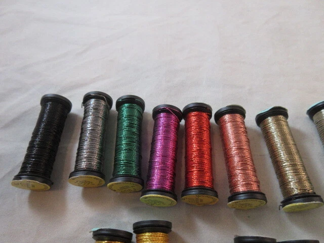 Kreinik & DMC Metallics/Japan Threads Assorted Colors  Lot of 17 NEW     F183 - Image 2 of 4