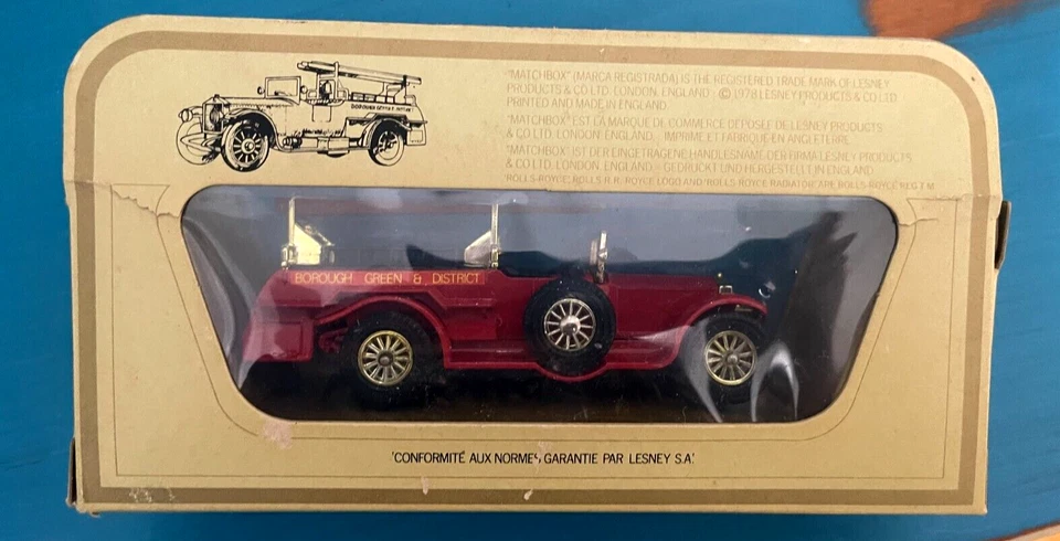 LOT-3 NEW Matchbox Models of Yesteryear 1920 Rolls Royce FIRE TRUCKS Y-6-ENGLAND - Image 4 of 4