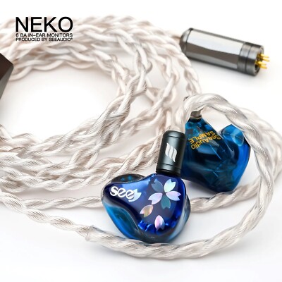 SeeAudio Neko 6BA In-Ear Monitors 6 Balanced Armature Drivers IEMs 