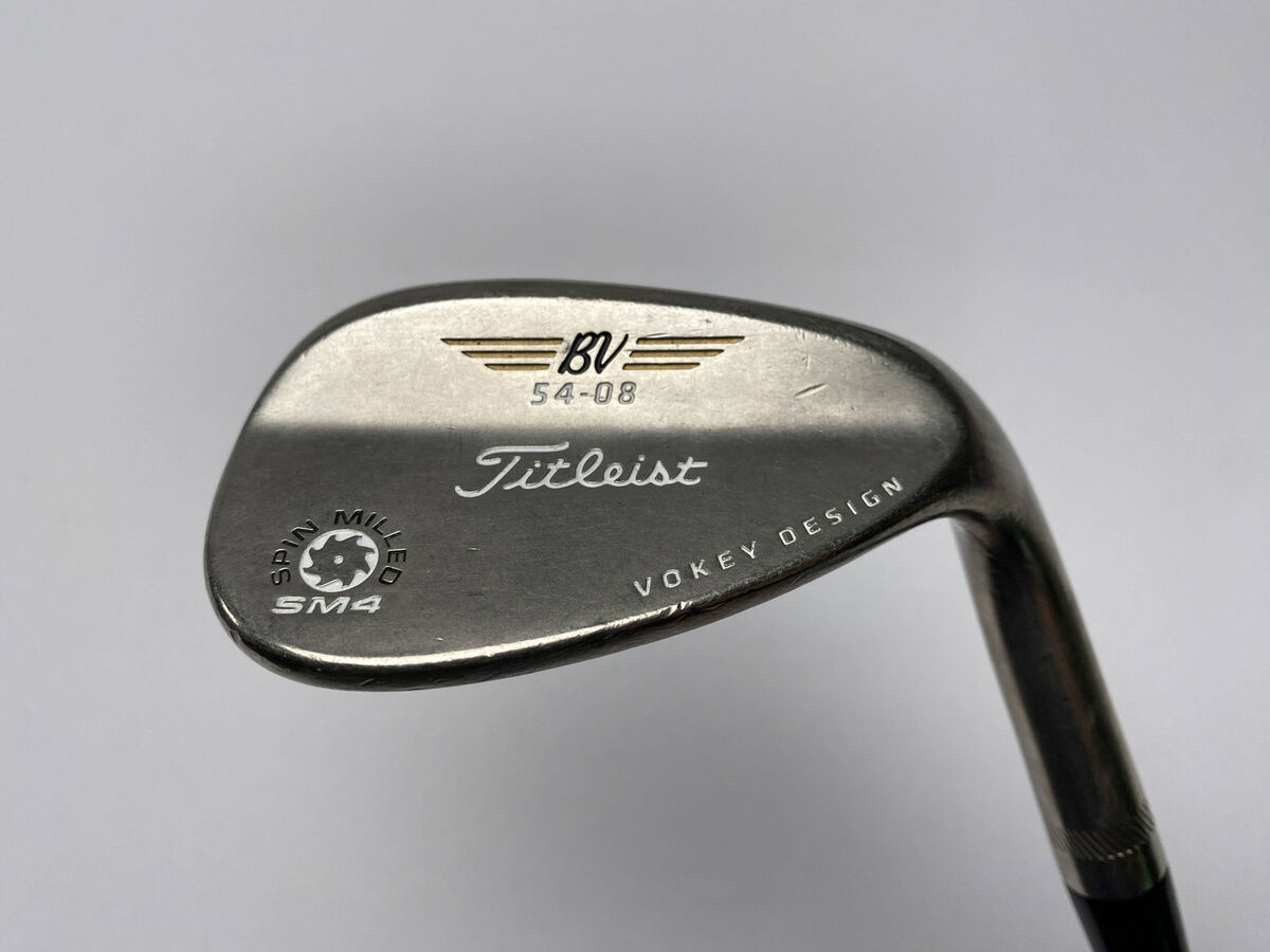 Titleist Vokey Spin Milled SM4 Black 54* 8 Bounce Wedge Titleist Vokey Spin Milled SM4 Black 54* 8 Bounce Wedge
