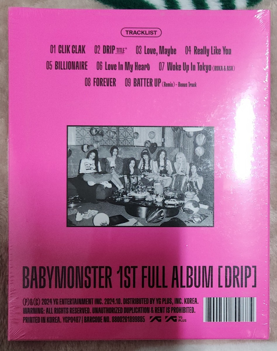 BABYMONSTER 1st MINE ALBUM ラキドロ チキタ Amazon.com: BABYMONSTER - 1ST FULL ALBUM [DRIP] (YG TAG ver