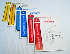 Learning Piano Workbooks Mainstream Method The Pianist & Sets 1 - 3, READ MUSTY 