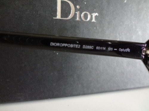 Christian Dior OPPOSITE 2/S Sunglasses 0D289C Shiny Blk (6014) Brand new - Picture 9 of 22