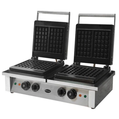 Doppelwaffeleisen Waffeleisen doppel Waffelautomat Wafflegerät Belgische Waffel - Bild 1 von 4