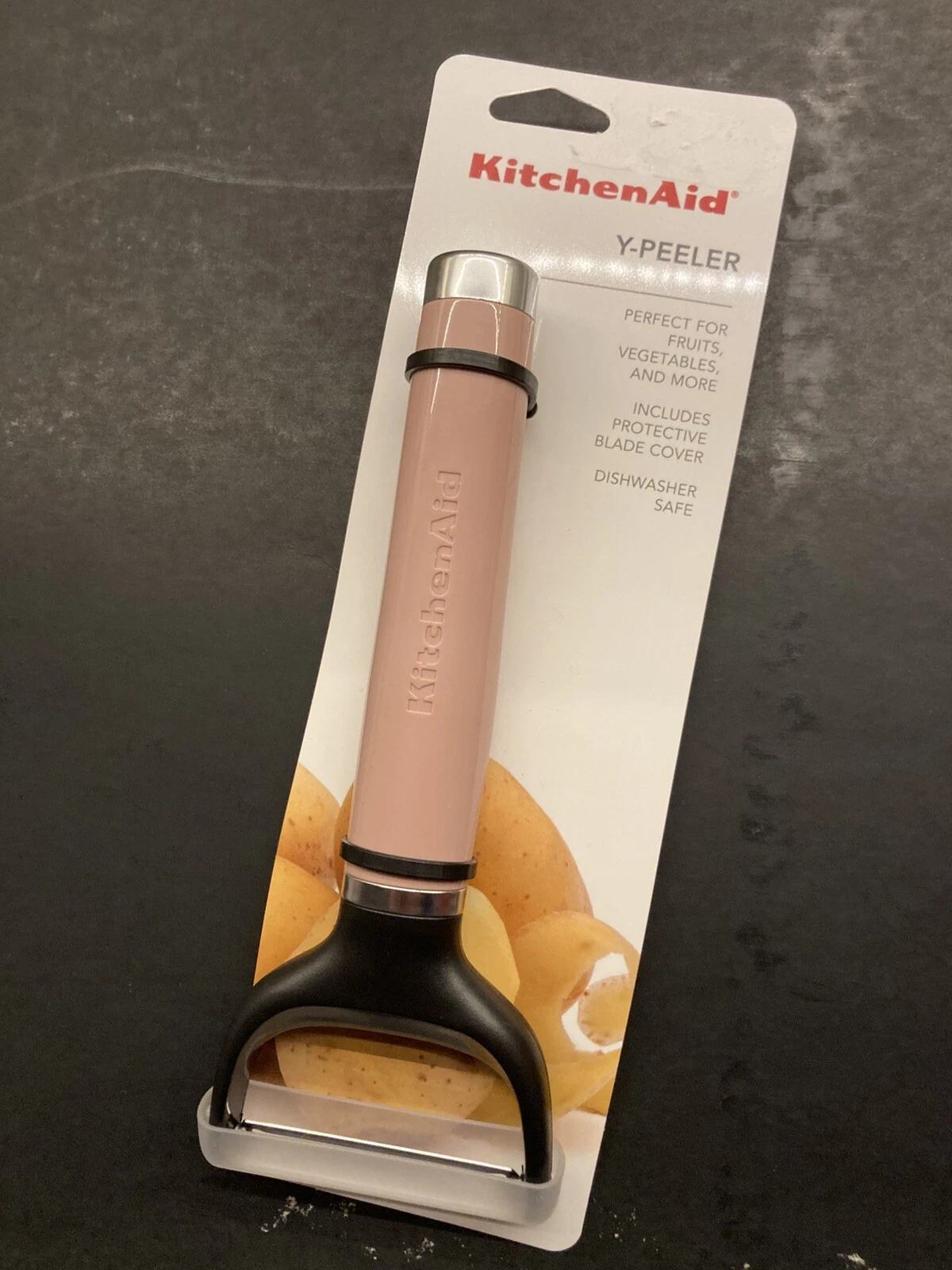 KitchenAid Dried Rose Y-Peeler w/ Protective Blade Cover NEW