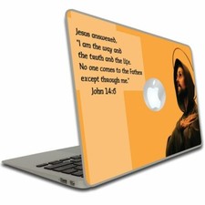 John 14:6 Bible Verse Macbook Air or Macbook Pro Skin - FREE SHIPPING