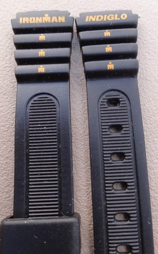 LADIES KIDS SMALL Timex Ironman Triathlon 15mm Black Sport Watch Band Indiglo - Picture 5 of 7