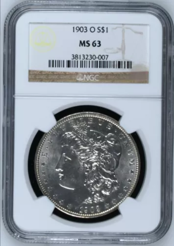 1903-O $1 Morgan Dollar NGC MS63 Beautiful Full Strike!!! &  A Blast White Gem