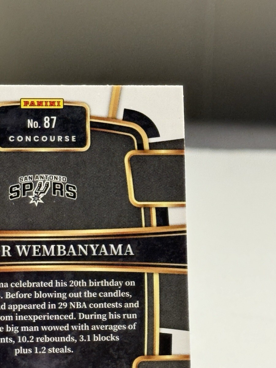 2023-24 Panini Select Victor Wembanyama Concourse ELEPHANT RC #87