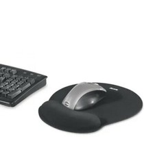 Allsop 30203 Memory Foam Mouse Pad - Ergonomic Wrist Rest Black New Sealed