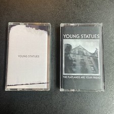 Lot Of 2 Young Statues Cassette Tapes Self-Titled The Flatlands Are Your Friend