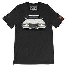 1972 Fleetwood Classic Car T-Shirts Men's T-shirts Made in USA