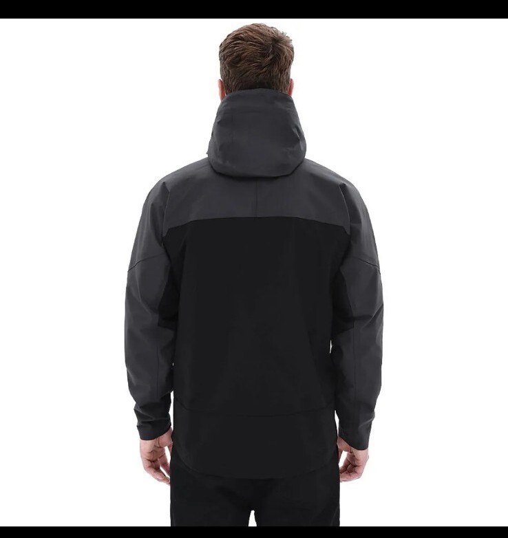 Site Mens Ninebark Waterproof Jacket Grey / Black Size XL eBay