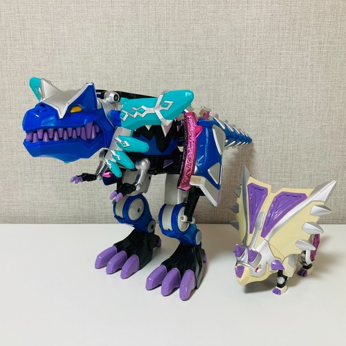 BANDAI Japón DX Megazord Power Rangers Dino trueno sentai Abaren Oh Bakuren Oh - Imagen 12 de 16